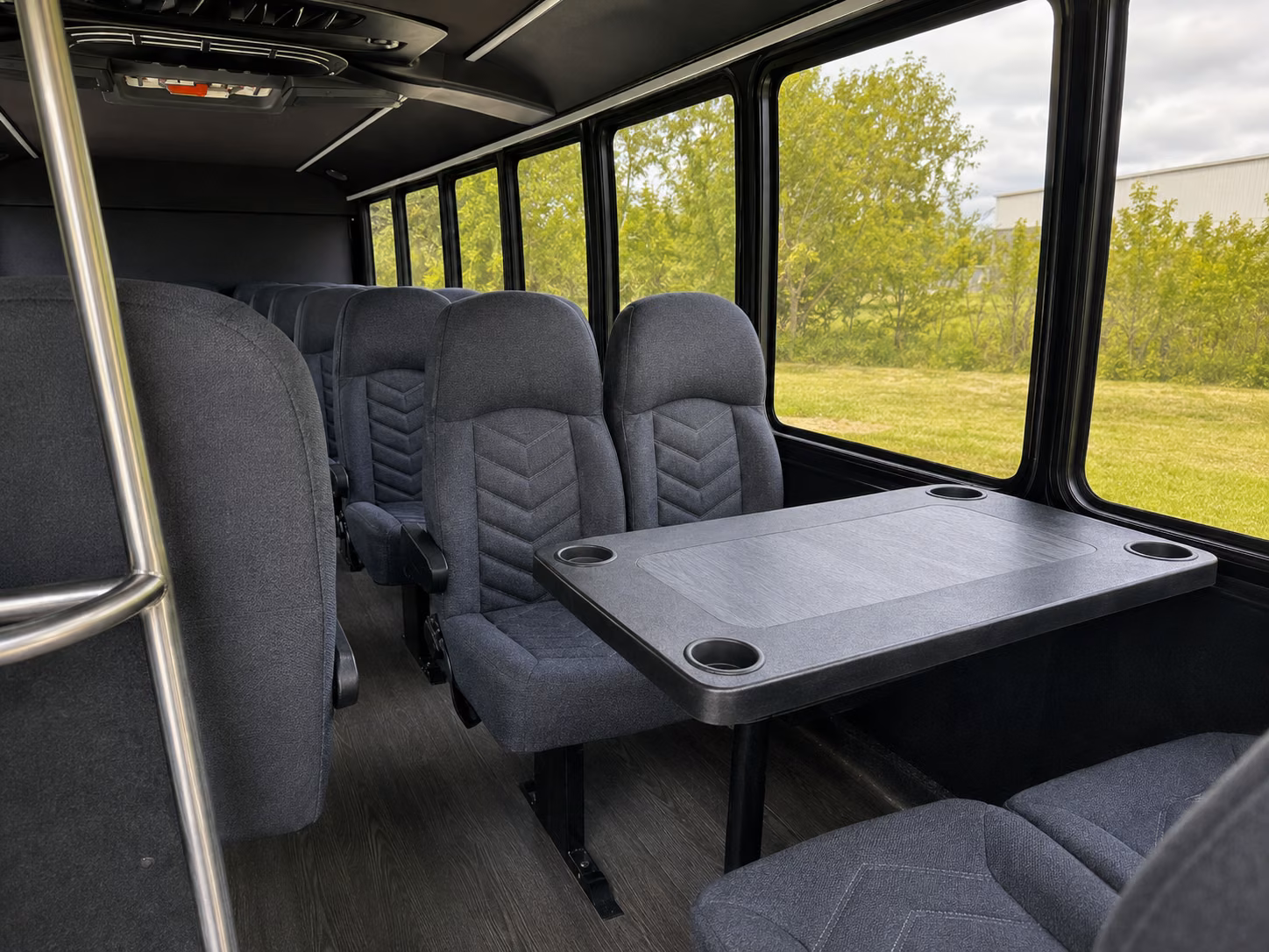 topeka 20 passenger minibus inside
