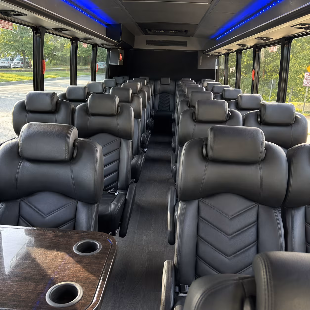 topeka 25 passenger minibus inside