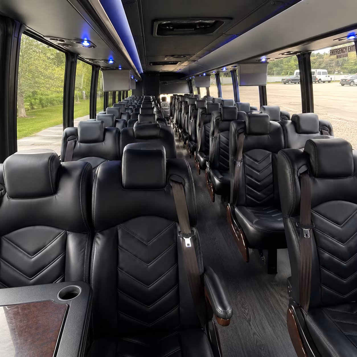 topeka 35 passenger minibus inside