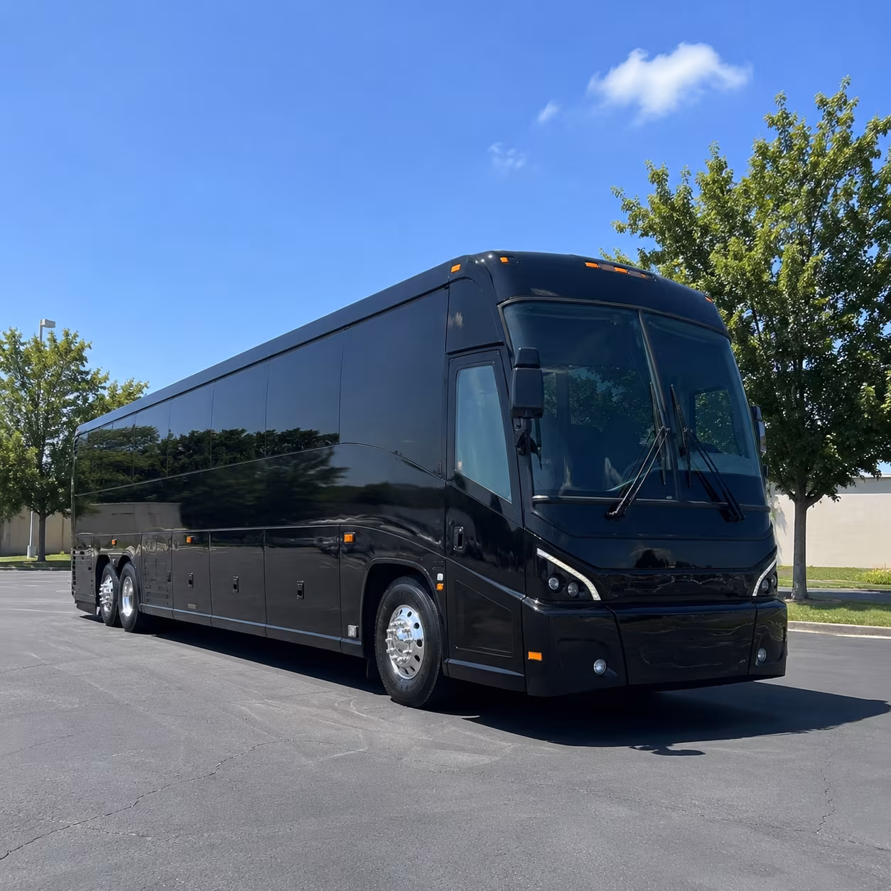 topeka 56 passenger charter bus