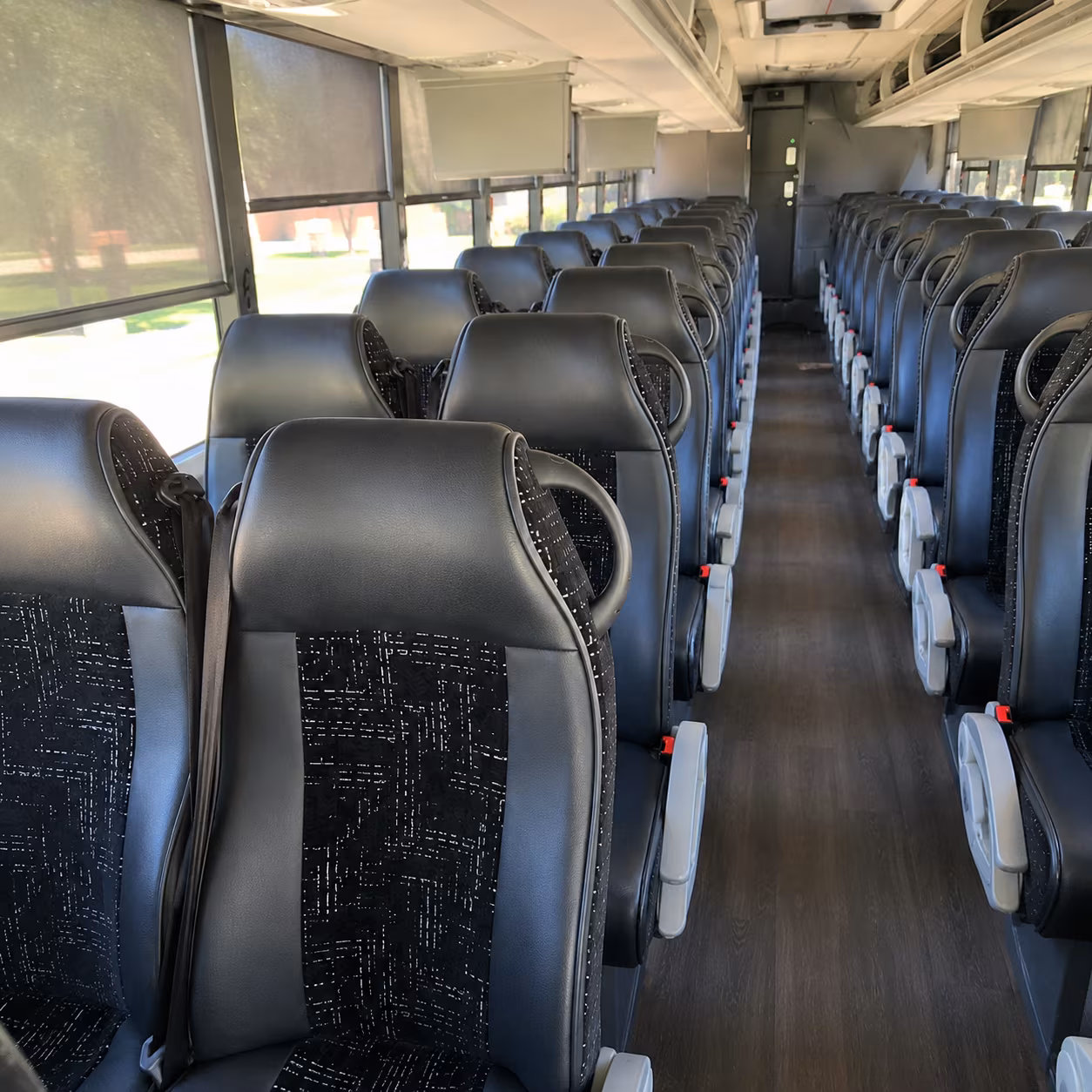 topeka charter bus inside