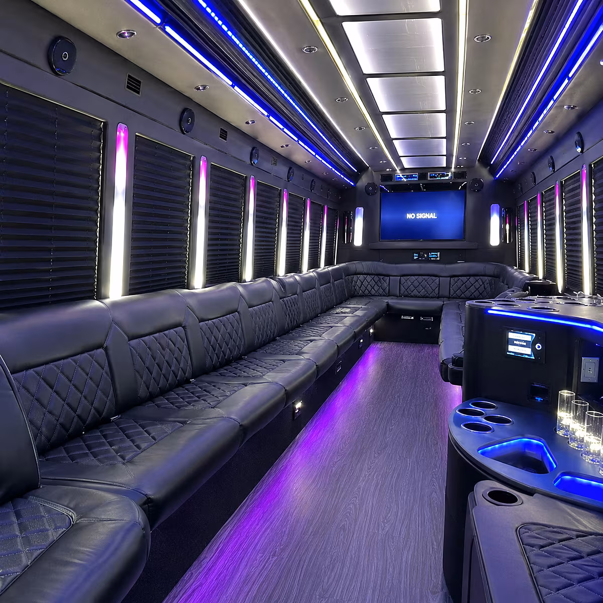 topeka party bus inside